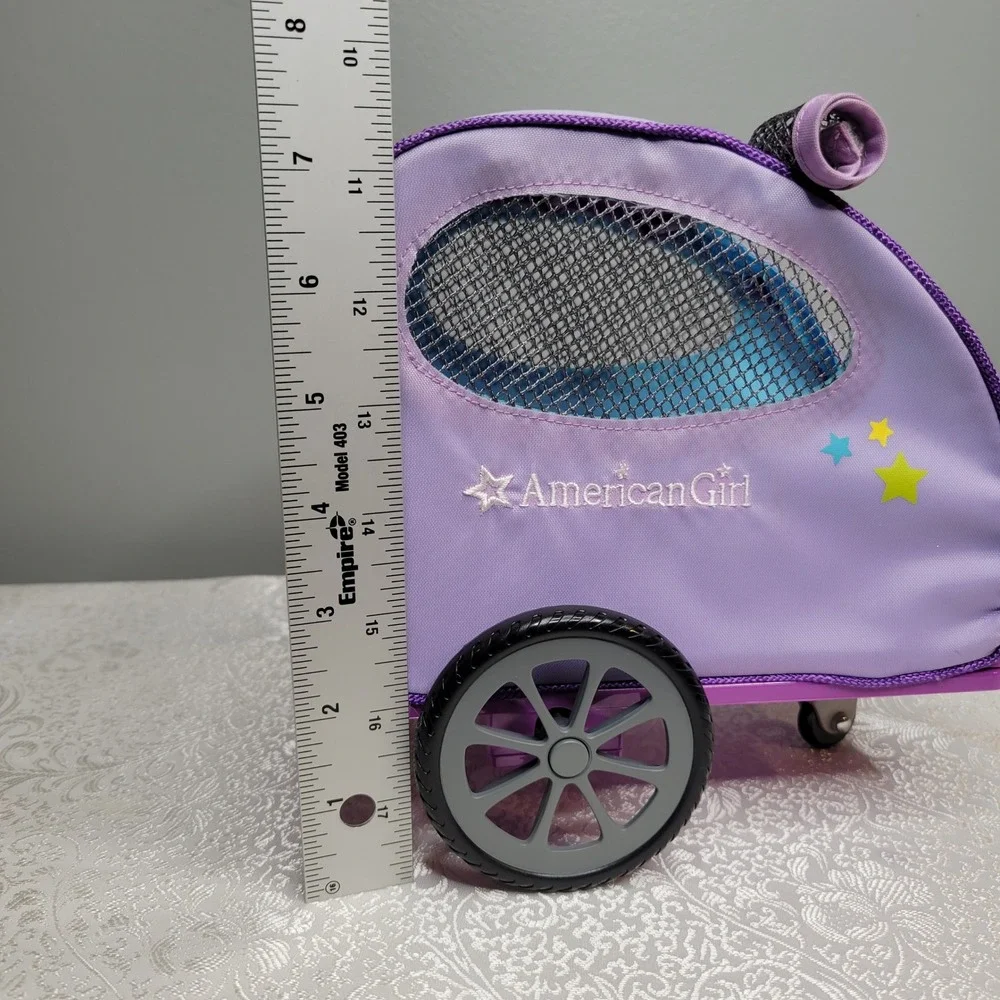 American Girl Purple Pet‎ Trailer for Trail Bike Retired 2012 Replacement